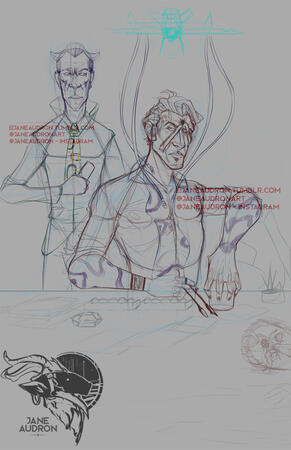 Rough Sketch Illustration